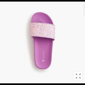 Crewcuts Girls Glitter Slip On Sandal